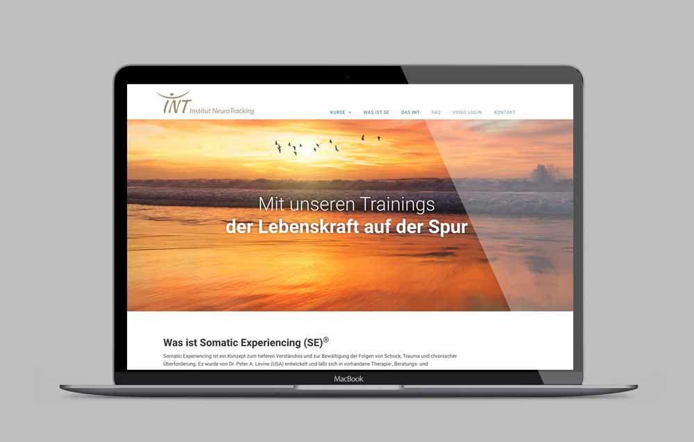 Institut Neurotracking Somatic Experiencing Website